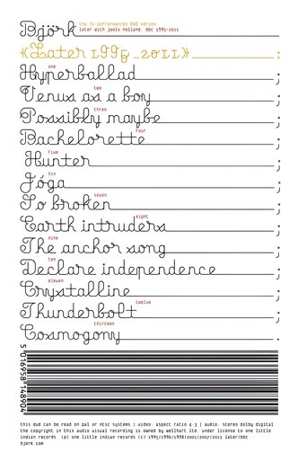 Bj&ouml;rk: Later 1995-2011 (2012)