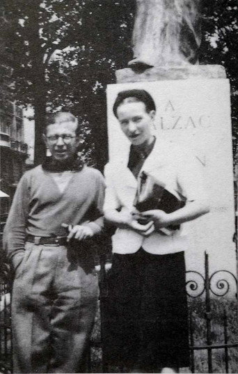 Jean-Paul Sartre et Simone de Beauvoir