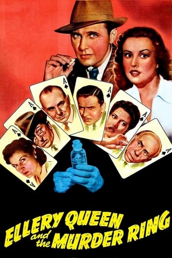 Poster för Ellery Queen and the Murder Ring