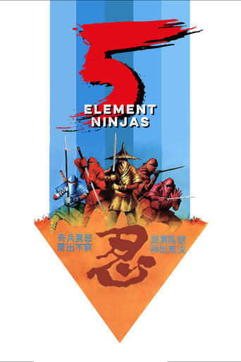 Movie poster: Five Element Ninjas (1982) จอมโหดไอ้ชาติหินถล่มนินจา