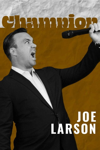 Joe Larson: Champion poster