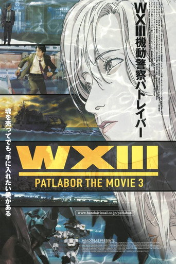 Cartell de WXIII 機動警察パトレイバー