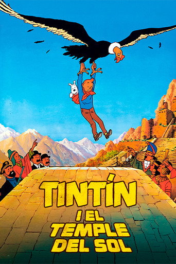 Cartell de Tintín i el Temple del Sol