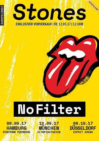 The Rolling Stones - No Filter Tour In Hamburg 2017 poster