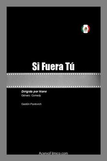Si Fuera Tú poster