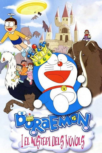 Cartell de Doraemon i el misteri dels núvols
