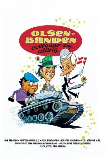 Poster för Olsen-ligan ger sig aldrig