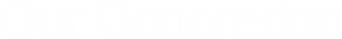 Our Generation logo