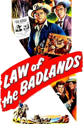 Poster för Law of the Badlands