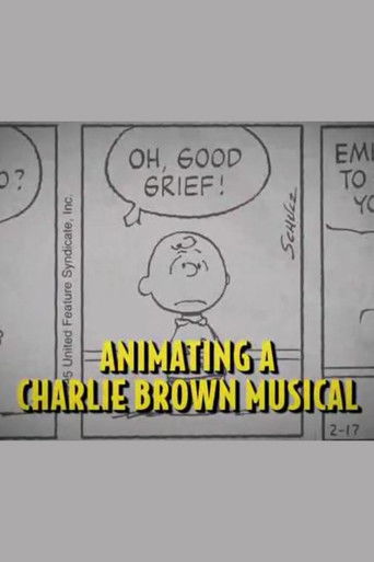 Animating a Charlie Brown Musical poster
