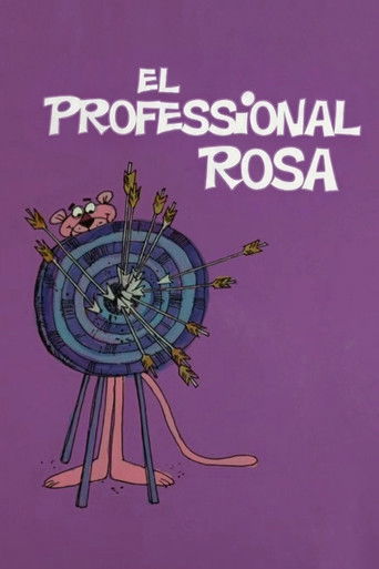 Cartell de El professional rosa