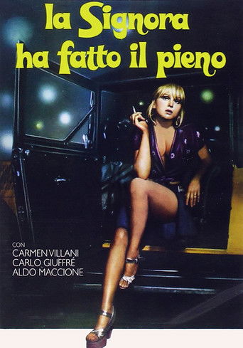 La signora ha fatto il pieno