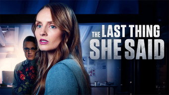 The Last Thing She Said (2024)