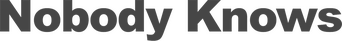 Nobody Knows logo