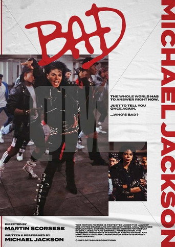 ملصق Michael Jackson: Bad