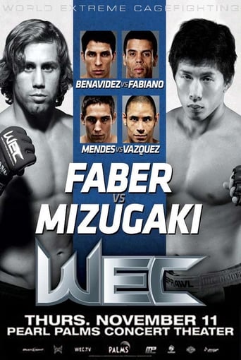 Poster of WEC 52: Faber vs. Mizugaki