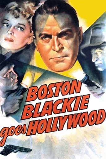 Poster för Boston Blackie Goes Hollywood