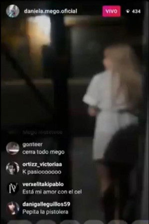 Daniela Mego a los tiros en su casa pq intentaron entrar a robarle poster