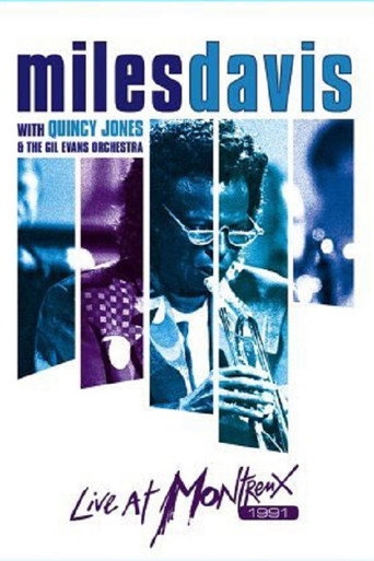 Poster for Miles Davis with Quincy Jones and the Gil Evans Orchestra: Live at Montreux