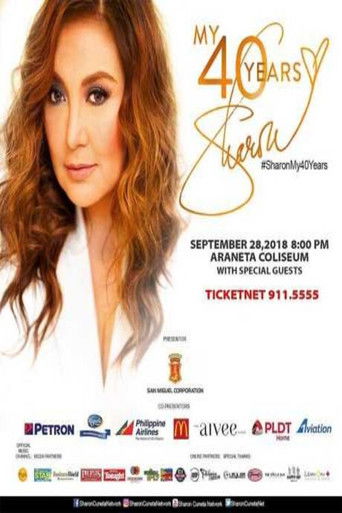 Sharon Cuneta, My 40 Years Concert poster