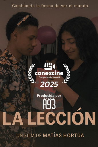 La lección poster
