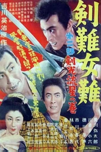 Poster of 剣難女難 剣光流星の巻