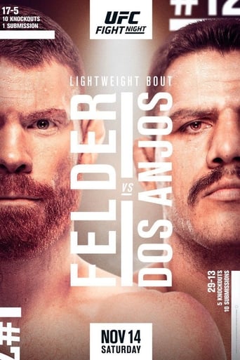 Poster of UFC Fight Night 182: Felder vs. Dos Anjos