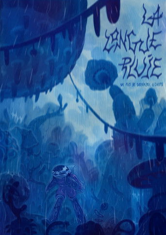 The long rain (2023) official movie poster - Drama, Science Fiction film