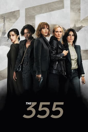 Poster for the movie, 'The 355'