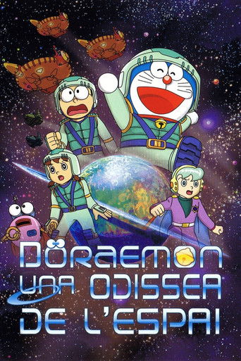 Cartell de Doraemon, una odissea de l'espai