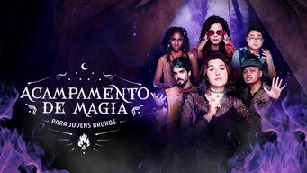 Cena de Acampamento de Magia para Jovens Bruxos