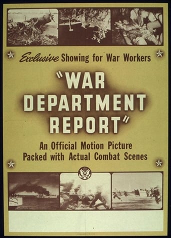 Poster för War Department Report