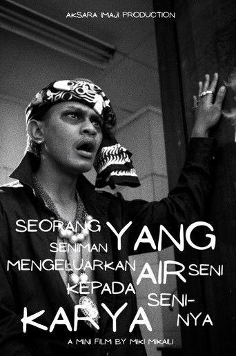 Seorang Seniman yang Mengeluarkan Air Seni Kepada Karya Seni-nya