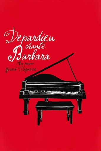 Depardieu chante Barbara concert 2018 poster