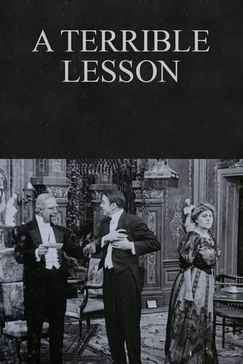 Poster för A Terrible Lesson