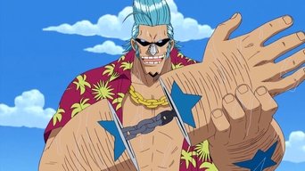 Cena de Gum-Gum Human vs. Cyborg cuspidor de fogo!