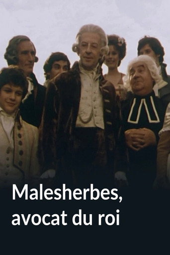 Poster film Malesherbes, avocat du roi