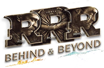 RRR: Behind & Beyond logo