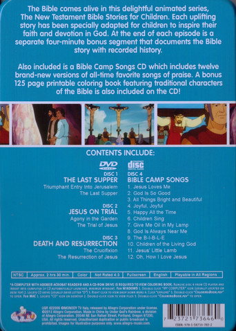 The New Testament Bible Stories for Children - Jesus Death & Resurrection (1970)