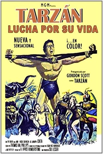 Poster of Tarzán lucha por su vida