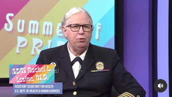 Rick from Boston is telling us he wants to be known as female...