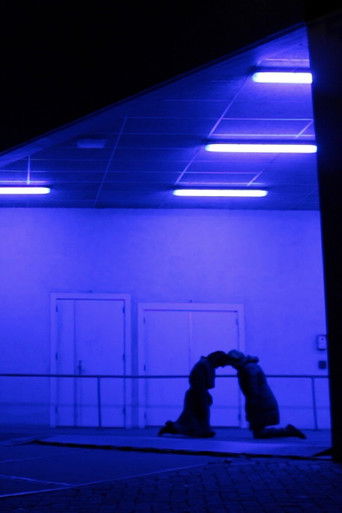 Blue Trapezium poster