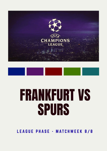 Eintracht Frankfurt VS Tottenham Hotspur CL 25/26 (2026)