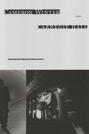 Cameron Winter at Carnegie Hall