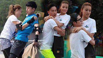 第11期：张杰变“葫芦娃”吐火 被容祖儿推倒吃豆腐