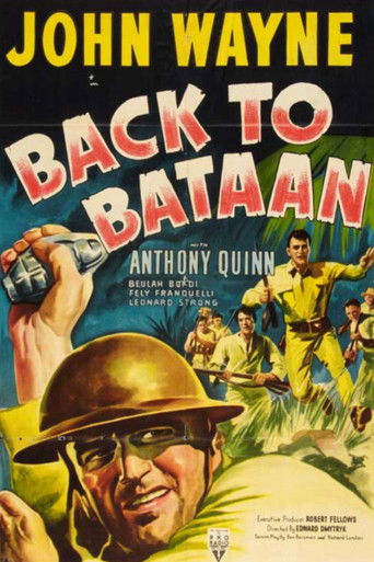 Back to Bataan poster 6