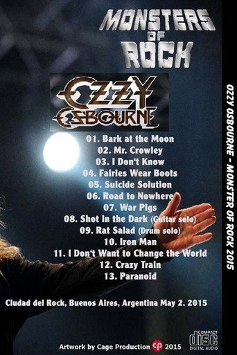 Ozzy Osbourne Monsters of Rock Argentina 2015 (2015)