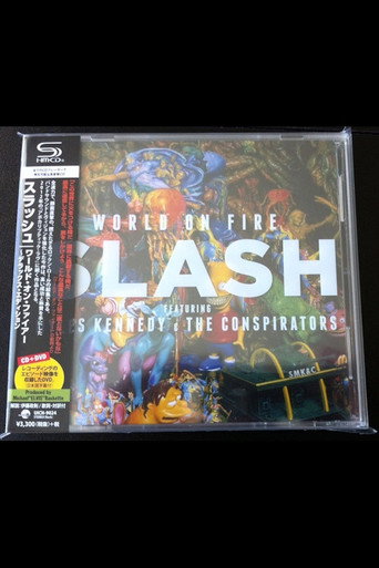 Slash Featuring Myles Kennedy And The Conspirators - World On Fire - Japanese edition DVD poster