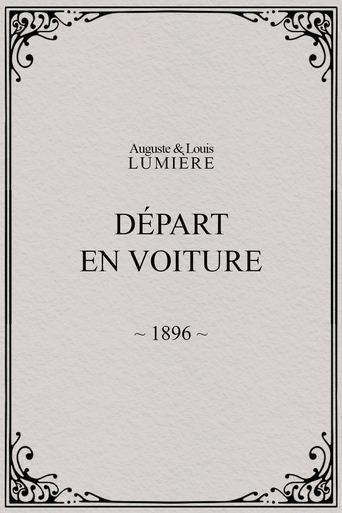 Départ en voiture