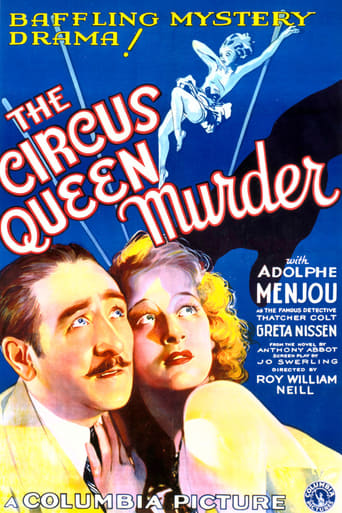 Poster för The Circus Queen Murder